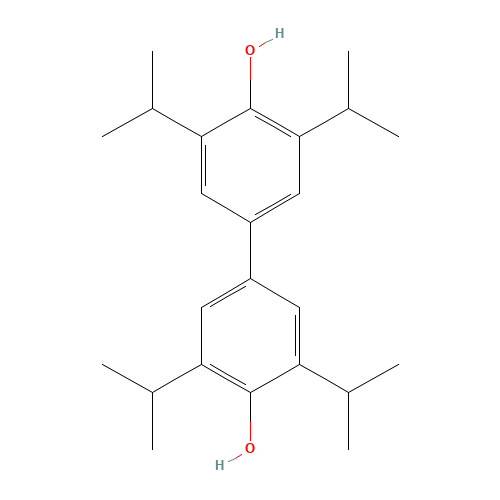 Dipropofol (CAS: 2416-95-7) - Chemical Structure and Molecular Formula 
