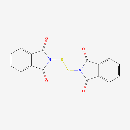 Dithiobisphthalimide (CAS: 7764-30-9) - Chemical Structure and Molecular Formula 