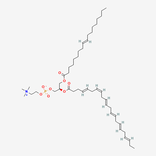 2-Docosahexaenoin-1-oleoyl 3-Phosphocholine (CAS: 99296-82-9) - Chemical Structure and Molecular Formula 
