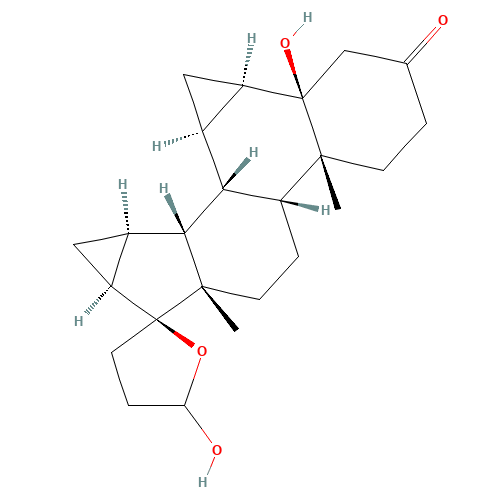 Drospirenone 5,5'-Diol (CAS: 863329-70-8) - Chemical Structure and Molecular Formula 