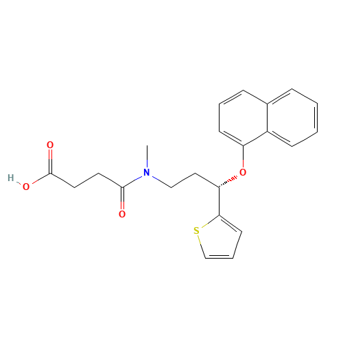 (S)-Duloxetine Succinamide (CAS: 199191-66-7) - Chemical Structure and Molecular Formula 