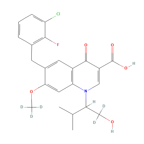 Elvitegravir-d6 (Major) (CAS: 1131640-69-1) - Related Chemical Product