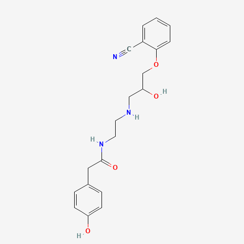 Epanolol (CAS: 86880-51-5) - Chemical Structure and Molecular Formula 