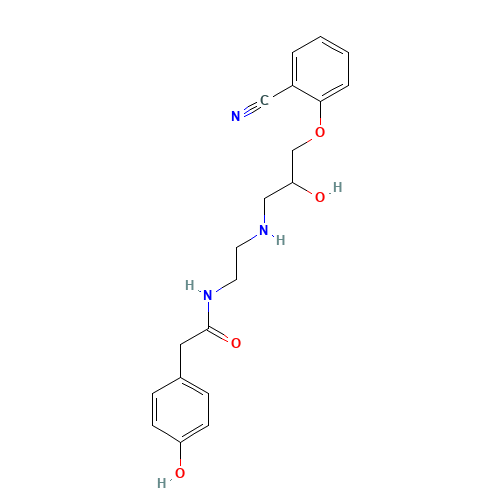 Epanolol (CAS: 86880-51-5) - Chemical Structure and Molecular Formula 