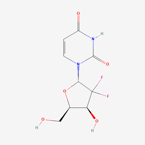 1'-Epi 2',2'-Difluoro-2'-deoxyuridine (CAS: 153381-14-7) - Chemical Structure and Molecular Formula 