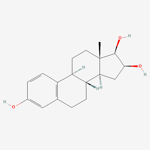 16-Epiestriol (CAS: 547-81-9) - Chemical Structure and Molecular Formula 