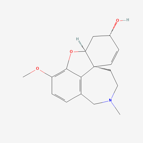 Epi-galanthamine (CAS: 1668-85-5) - Chemical Structure and Molecular Formula 