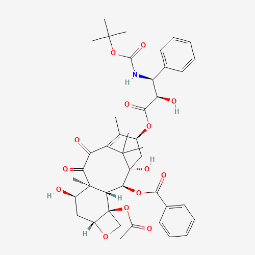 7-Epi-10-oxo Docetaxel (CAS: 162784-72-7) - Chemical Structure and Molecular Formula 