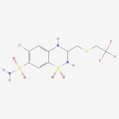Epitizide (CAS: 1764-85-8) - Chemical Structure and Molecular Formula 
