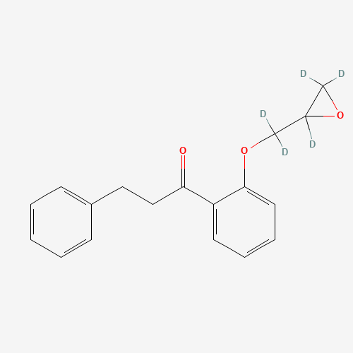 2'-(2,3-Epoxypropoxy-d5)-3-phenyl-propiophenone (CAS: 1189450-87-0) - Related Chemical Product