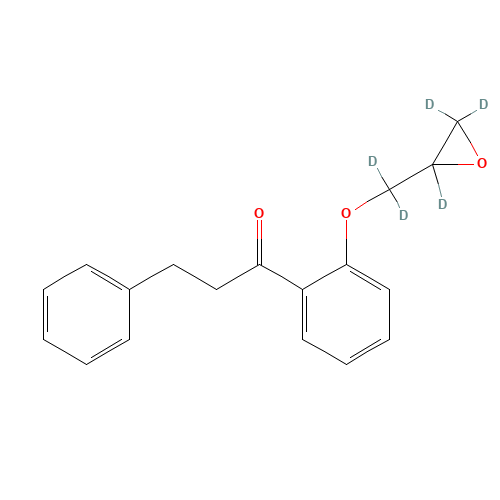 2'-(2,3-Epoxypropoxy-d5)-3-phenyl-propiophenone (CAS: 1189450-87-0) - Related Chemical Product
