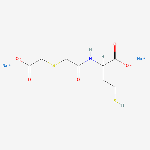 Erdosteine Thioacid Disodium Salt (CAS: 254884-18-9) - Chemical Structure and Molecular Formula 