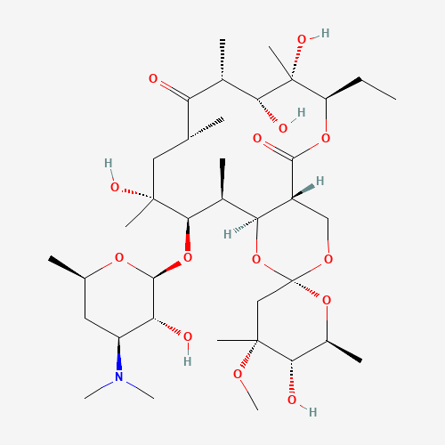 Erythromycin E (CAS: 41451-91-6) - Chemical Structure and Molecular Formula 