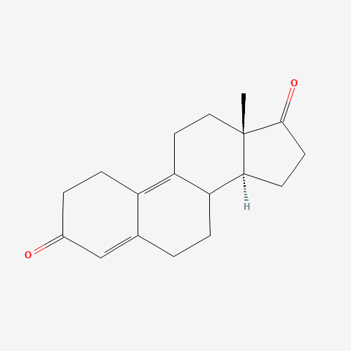 (+/-)-Estra-4,9-diene-3,17-dione (CAS: 13885-20-6) - Chemical Structure and Molecular Formula 