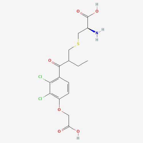 Ethacrynic Acid L-Cysteine Adduct (CAS: 51246-37-8) - Chemical Structure and Molecular Formula 