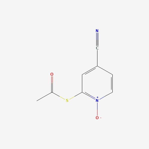 Ethanethioic Acid S-(4-Cyano-1-oxido-2-pyridinyl) Ester (CAS: 1186127-88-7) - Related Chemical Product