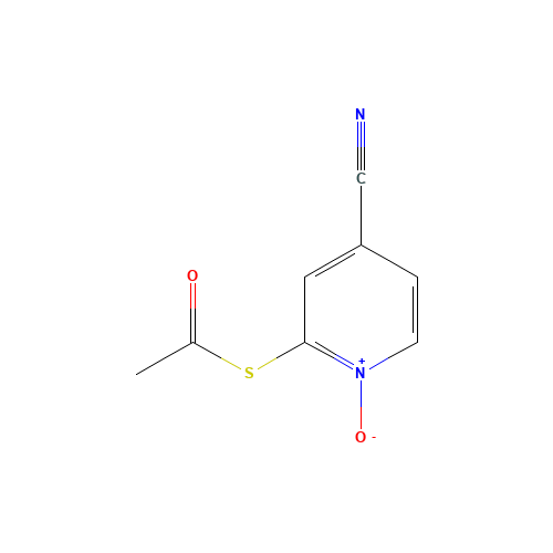 Ethanethioic Acid S-(4-Cyano-1-oxido-2-pyridinyl) Ester (CAS: 1186127-88-7) - Related Chemical Product