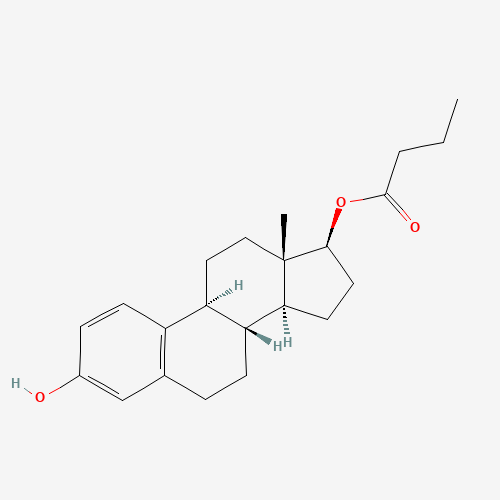 Estradiol 17-Butyrate (CAS: 18069-79-9) - Chemical Structure and Molecular Formula 