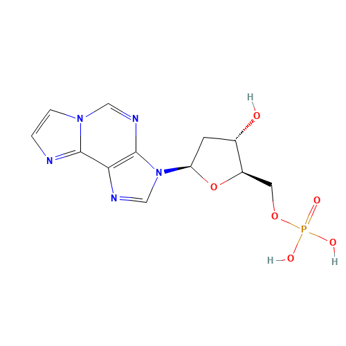 Etheno-2'-deoxy-b-D-adenosine 5'-Monophosphate (CAS: 60508-81-8) - Chemical Structure and Molecular Formula 