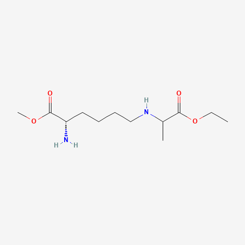 Nε-(Ethoxycarbonylethyl)-L-lysine Methyl Ester (Mixture of Diastereomers) (CAS: 103954-36-5) - Chemical Structure and Molecular Formula 