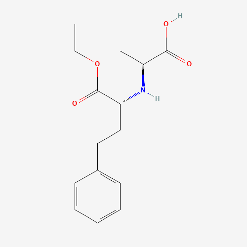 (-)-N-[1-(R)-Ethoxycarbonxyl-3-phenylpropyl]-L-alanine (CAS: 84324-12-9) - Related Chemical Product