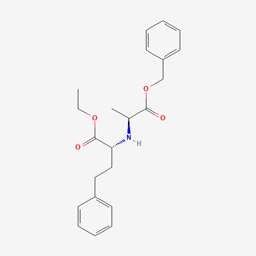 (-)-N-(1-R-Ethoxycarbonxyl-3-phenylpropyl)-L-alanine Benzyl Ester (CAS: 93841-86-2) - Related Chemical Product