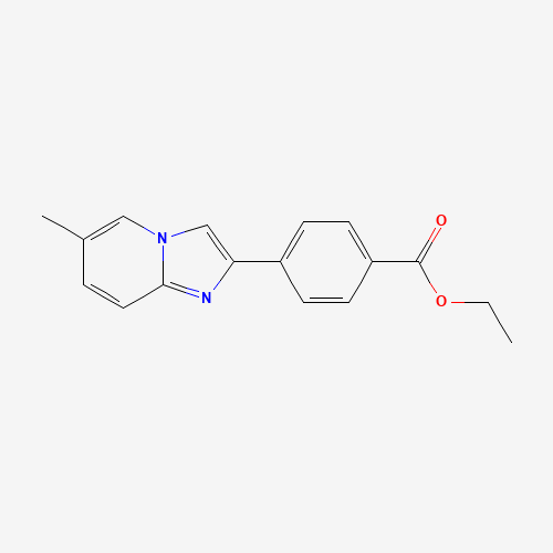 2-[4-(Ethoxycarbonyl)phenyl]-6-methyl-imidazo[1,2-a]pyridine (CAS: 109461-69-0) - Related Chemical Product