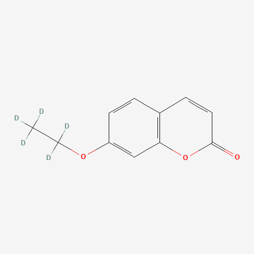 7-Ethoxycoumarin-d5 (CAS: 1189956-39-5) - Chemical Structure and Molecular Formula 