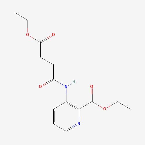 3-[(4-Ethoxy-1,4-dioxobutyl)amino]-2-pyridinecarboxylic Acid Ethyl Ester (CAS: 676596-61-5) - Related Chemical Product