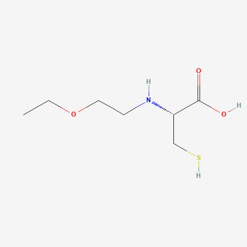 2-Ethoxyethyl-L-cysteine (CAS: 885457-17-0) - Chemical Structure and Molecular Formula 
