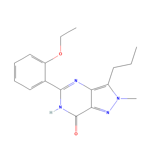 5-(2-Ethoxyphenyl)-2,6-dihydro-2-methyl-3-propyl-7H-pyrazolo[4,3-d]pyrimidin-7-one (CAS: 501120-40-7) - Related Chemical Product