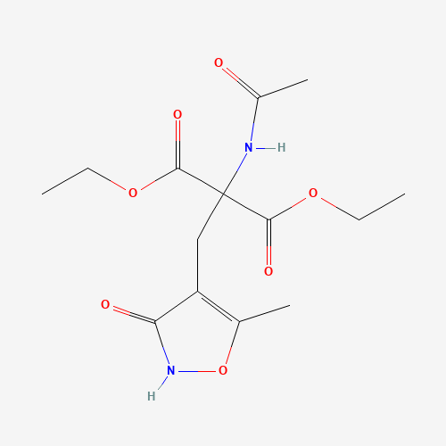 Ethyl 2-Acetamido-2-ethoxycarbonyl-3-[3-hydroxy-5-methylisoxazol-4-yl]propanoate (CAS: 127020-34-2) - Related Chemical Product
