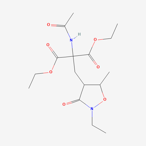 Ethyl 2-Acetamido-2-ethoxycarbonyl-3-(2-ethyl-5-methyl-3-oxoisoxazolin-4-yl) (CAS: 127020-33-1) - Related Chemical Product