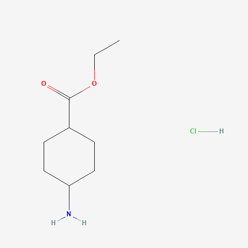 Ethyl trans-4-Aminocyclohexanecarboxylate Hydrochloride (CAS: 2084-28-8) - Chemical Structure and Molecular Formula 