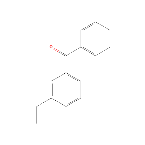 3-Ethylbenzophenone (CAS: 66067-43-4) - Chemical Structure and Molecular Formula 