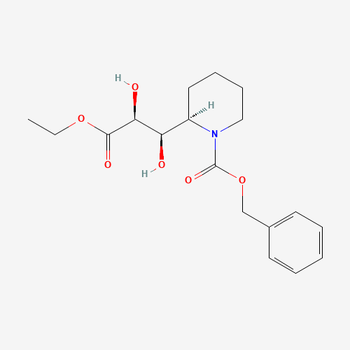 Ethyl N-Benzyloxycarbonyl-3-[(2R)-piperidinyl)]-(2R,3S)-dihydroxrpropanoate (CAS: 160169-48-2) - Related Chemical Product