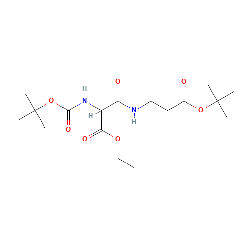 Ethyl 3-(3-tert-Butoxy-3-oxopropylamino)-2-(N-boc-amino)-3-oxopropanoate (CAS: 1076200-11-7) - Related Chemical Product
