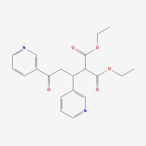 Ethyl 2-Carboethoxy-5-oxo-3,5-di(3-pyridyl)pentanoate (CAS: 200571-36-4) - Related Chemical Product
