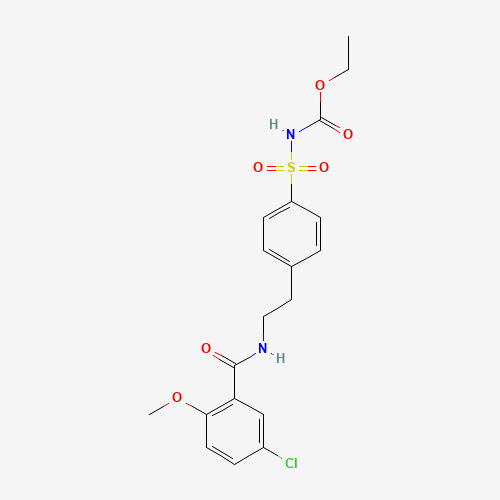 Ethyl 4-[2-(5-Chloro-2-methoxybenzamido)ethyl]benzene Sulfonamide Carbamate (CAS: 14511-59-2) - Related Chemical Product