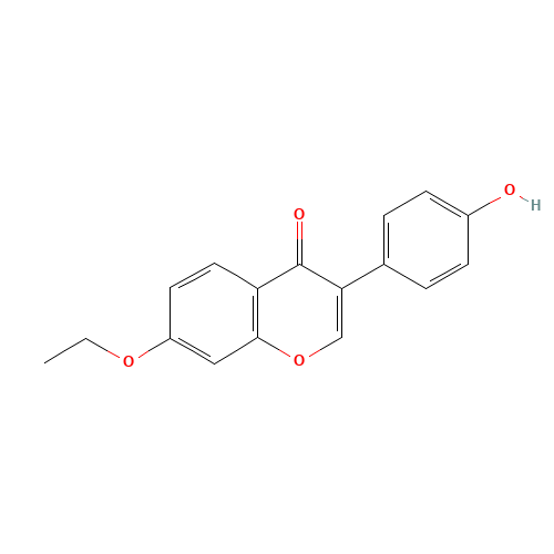 7-O-Ethyldaidzein (CAS: 146698-96-6) - Chemical Structure and Molecular Formula 