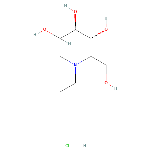 N-Ethyldeoxynojirimycin Hydrochloride (CAS: 210241-65-9) - Related Chemical Product