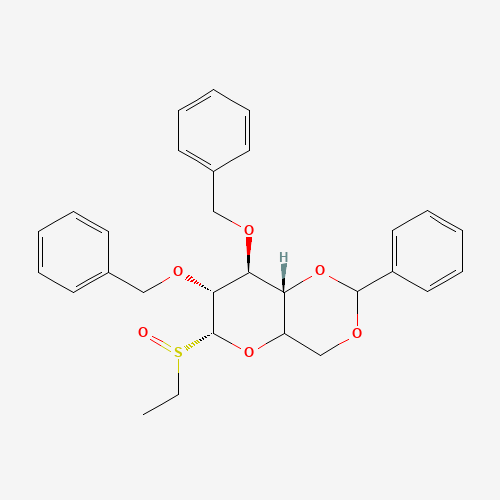 Ethyl 2,3-Di-O-benzyl-4,6-O-benzylidene-1-deoxy-1-thio-a-D-mannopyranoside S-Oxide (CAS: 188357-34-8) - Related Chemical Product