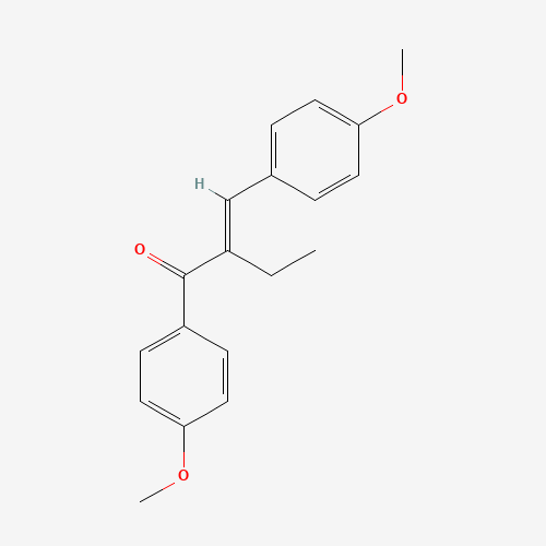 a-Ethyl-4,4'-dimethoxychalcone (CAS: 90-92-6) - Related Chemical Product