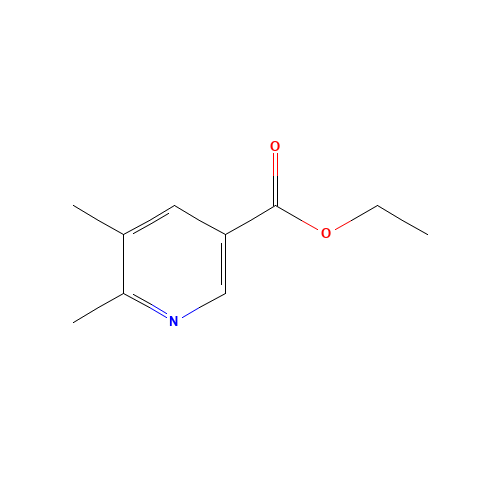 Ethyl 5,6-Dimethylnicotinate (CAS: 77629-53-9) - Chemical Structure and Molecular Formula 