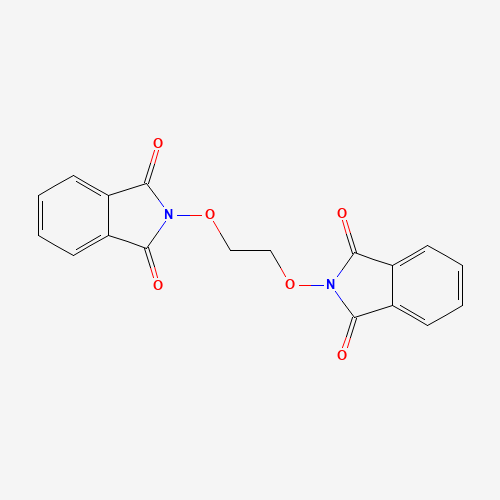 N,N'-(Ethylenedioxy)di-phthalimide (CAS: 6437-67-8) - Chemical Structure and Molecular Formula 