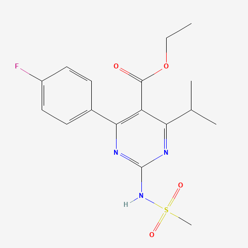 Ethyl 4-(4-Fluorophenyl)-6-isopropyl-2-(N-methylsulfonamido)pyrimidine-5-carboxylate (CAS: 1035595-71-1) - Related Chemical Product