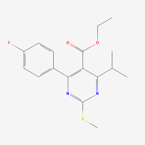 Ethyl 4-(4-Fluorophenyl)-6-isopropyl-2-methylthiopyrimidine-5-carboxylate (CAS: 147118-27-2) - Related Chemical Product