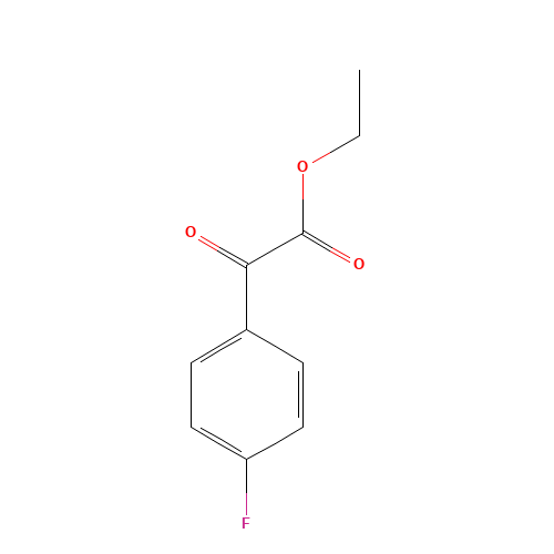 Ethyl 4-Fluorophenylglyoxylate (CAS: 1813-94-1) - Chemical Structure and Molecular Formula 
