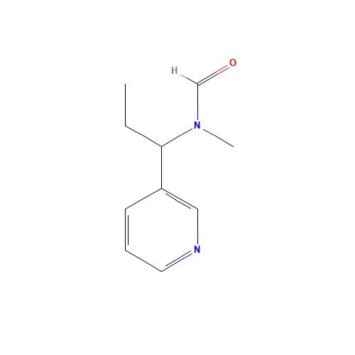 a-Ethyl-N-formyl-N-methylpyridinemethaneamine (CAS: 887355-12-6) - Chemical Structure and Molecular Formula 