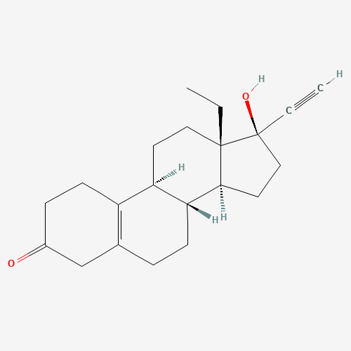 13-Ethyl-17-hydroxy-18,19-dinor-17a-pregn-5(10)-en-20-yn-3-one (CAS: 19914-67-1) - Related Chemical Product